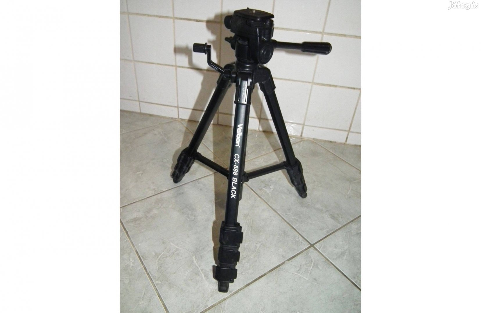Szép Velbon CX-888 Black fotó-video állvány kamera állvány tripod