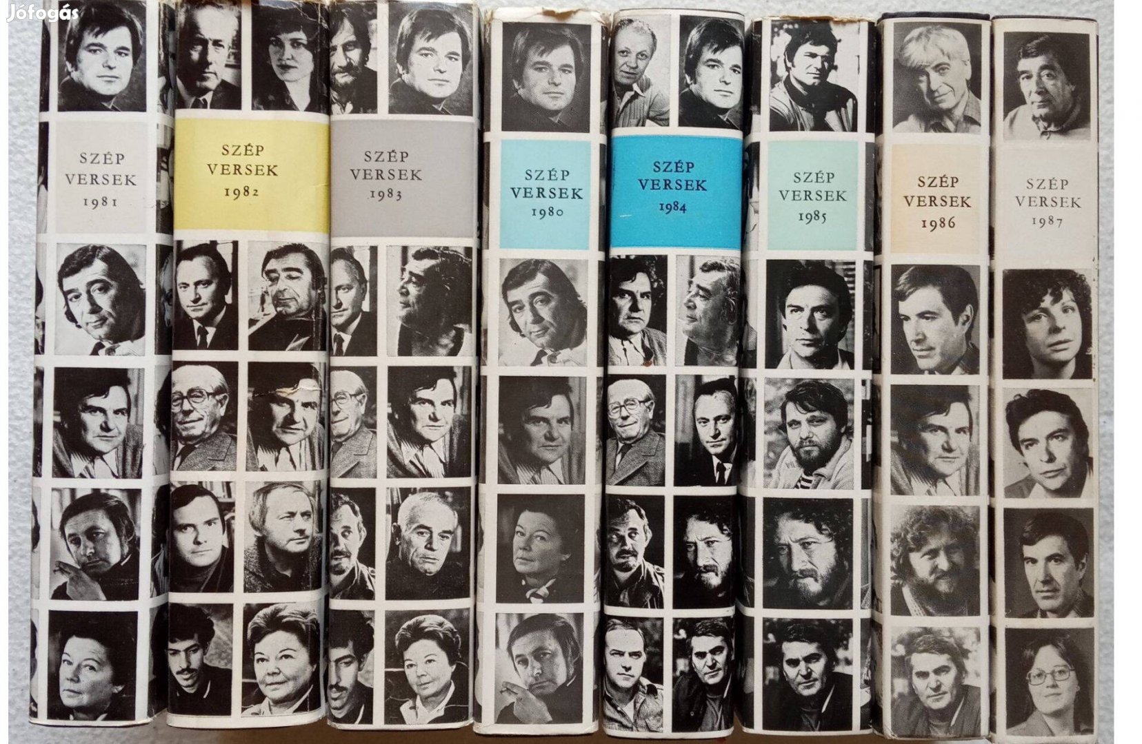 Szép Versek sorozat 1980-1987, 8 kötet