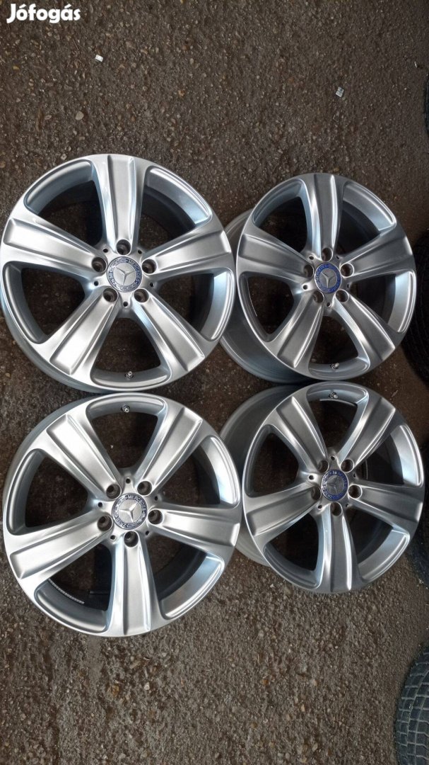 Szép állapotú 18 colos gyári Mercedes 5x112 lyukosztású használt alu
