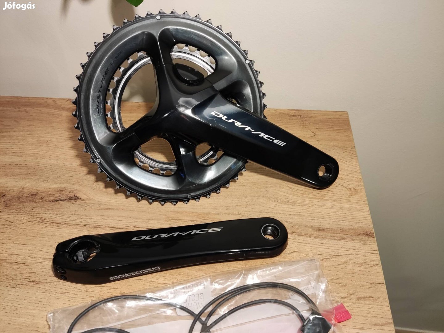 Szép állapotú Dura Ace FC-R9100-P wattmérős hajtómű 