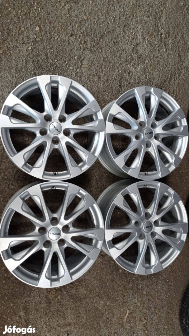 Szép állapotú Ronal 5x112 lyukosztású használt 17 colos alu felni