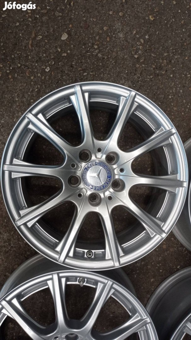 Szép állapotú használt Gyári Mercedes 16 colos 5x112 lyukosztású alu