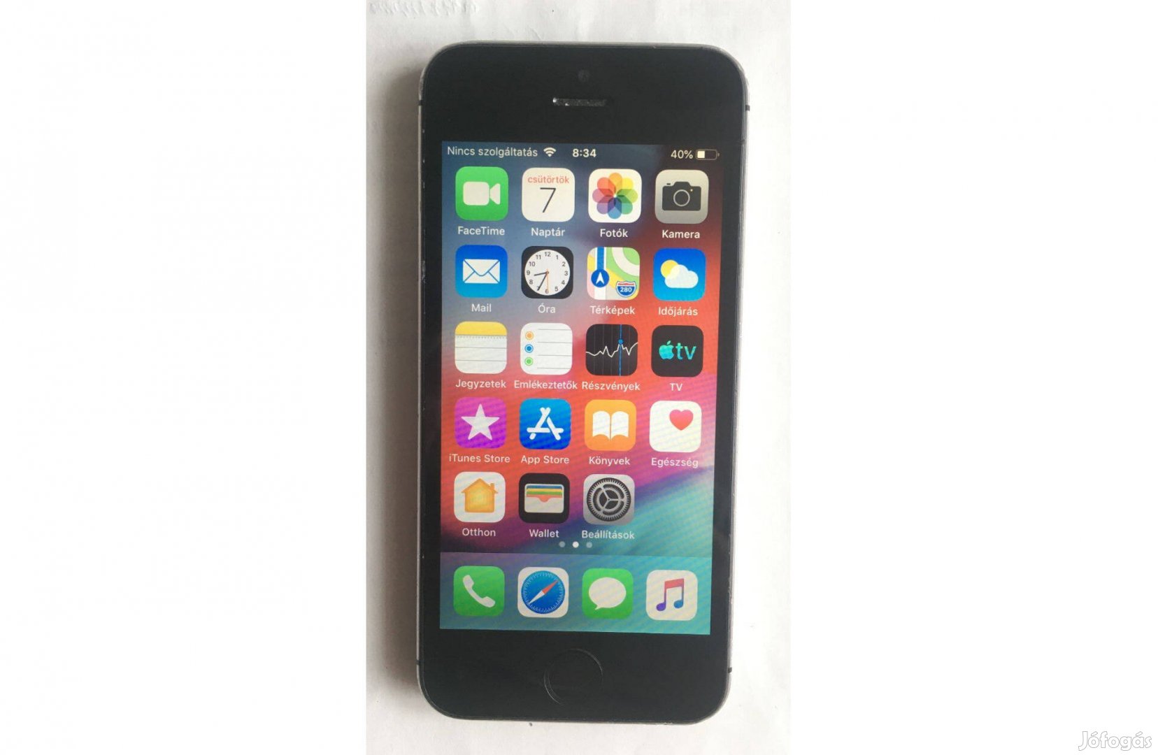 Szép állapotú iphone 5s 32GB okostelefon