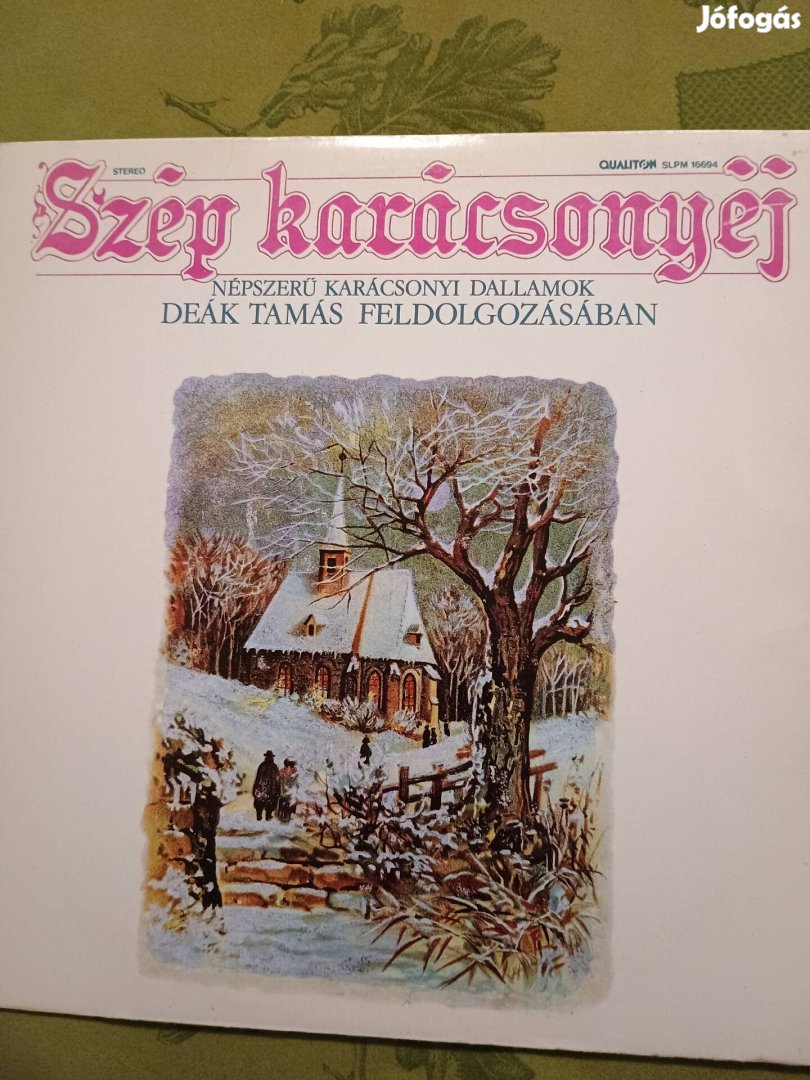 Szép karácsonyéj bakelit hanglemez, LP eladó 