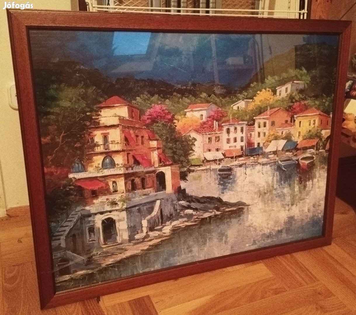 Szép kép magas minőségű keretben 87x67 cm eladó