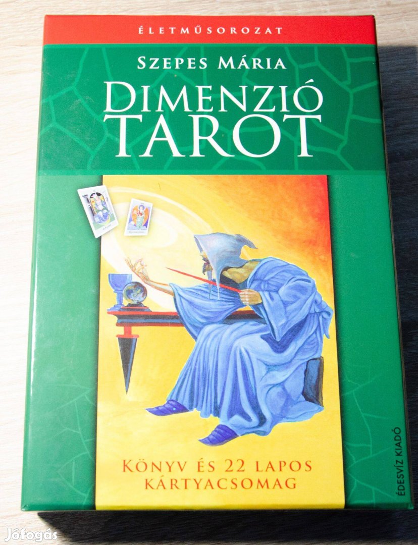 Szepes Mária - Dimenzió Tarot könyv + 22 db jóskártya