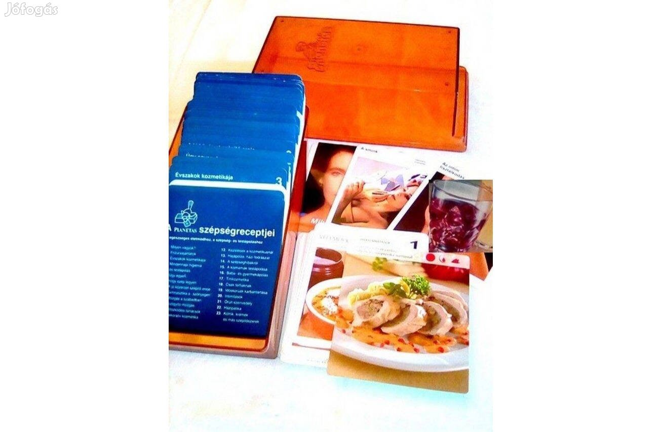 Szépség tanácsok leírás 500 db kártyán 23 témában Dobozban