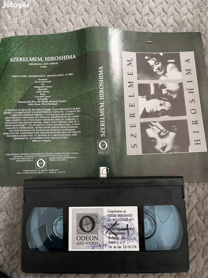Szerelem Hirosima vhs nagytok odeon kaland