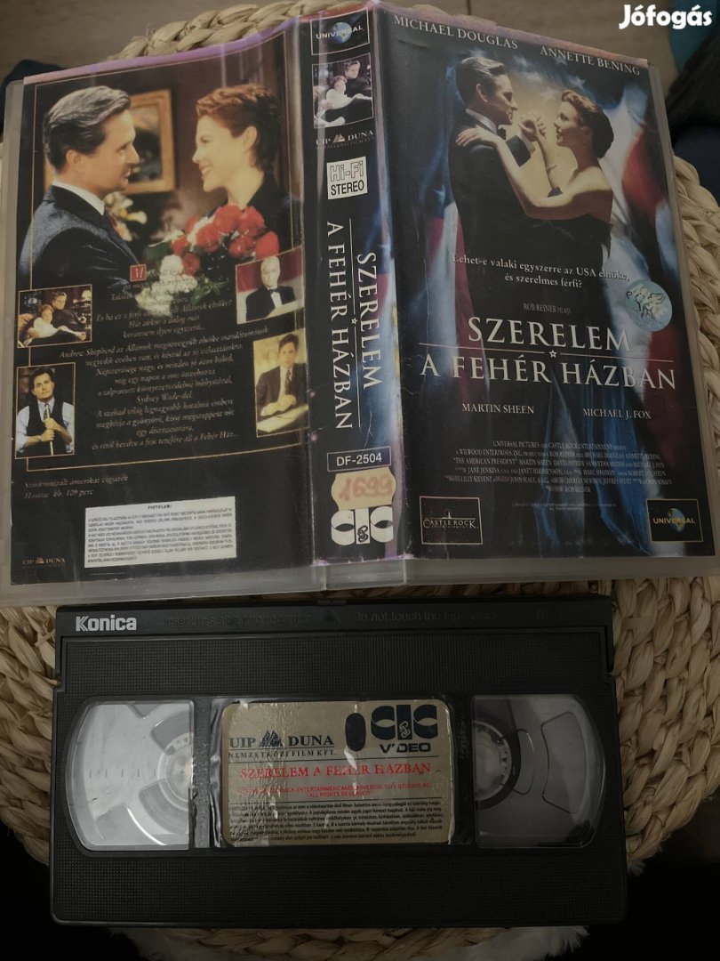 Szerelem a fehér házban vhs m