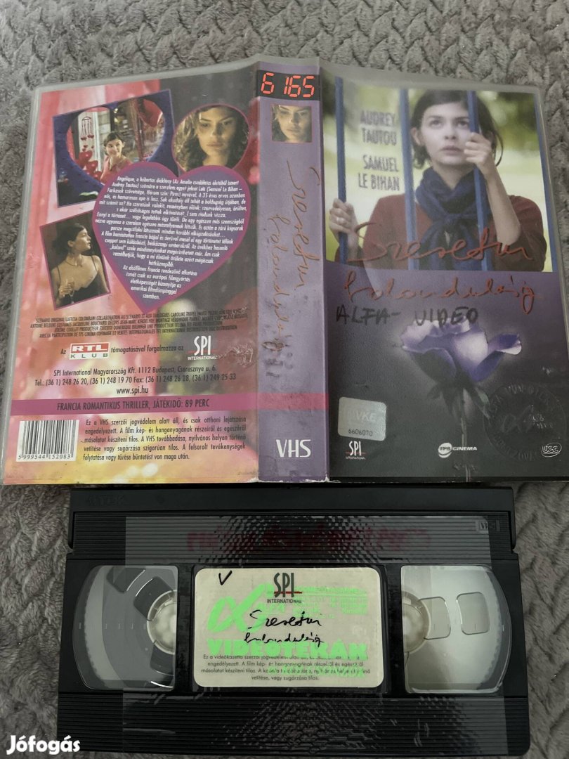 Szerelem bolondulásig vhs kistok romantikus