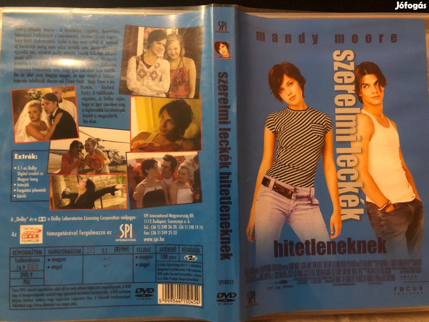 Szerelmi leckék hitetleneknek (karcmentes, Mandy Moore) DVD