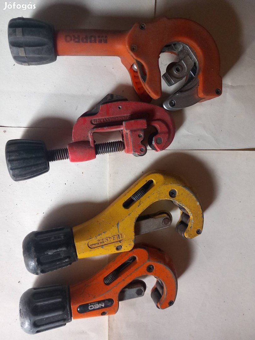 Szerelőknek használt csővágók olcsón eladók
