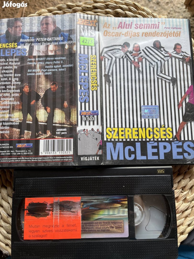 Szerencsés mc lépés vhs kazetta