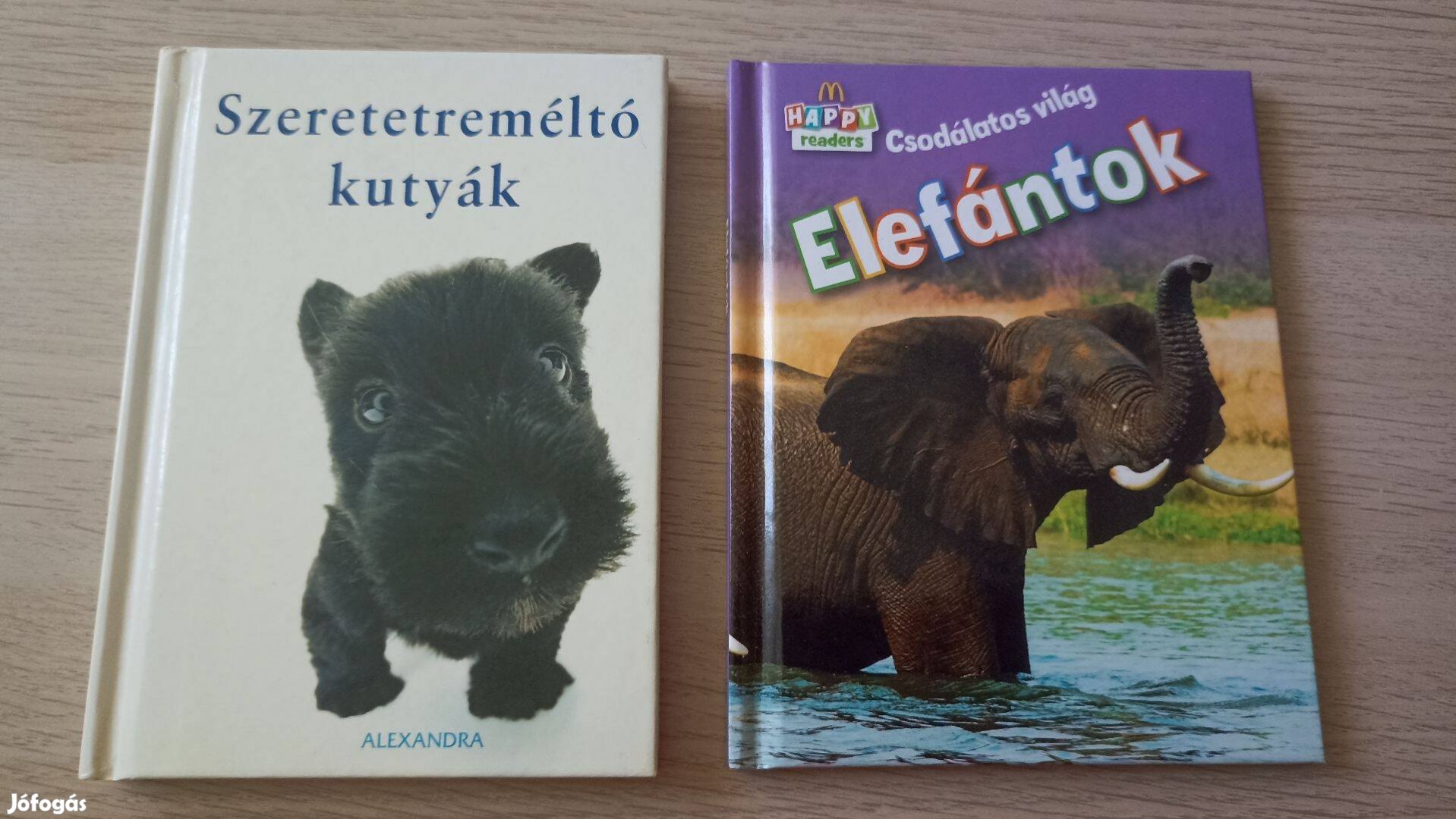 Szeretetreméltó kutyák, Elefántok - pici könyvek jó állapotban