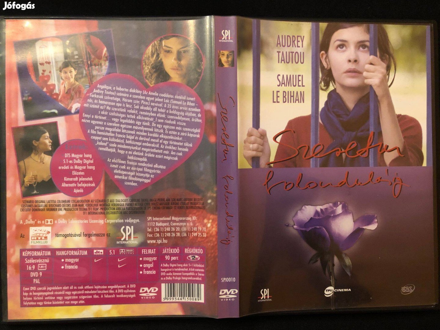 Szeretni bolondulásig (karcmentes, Audrey Tautou, Samuel Le Bihan) DVD