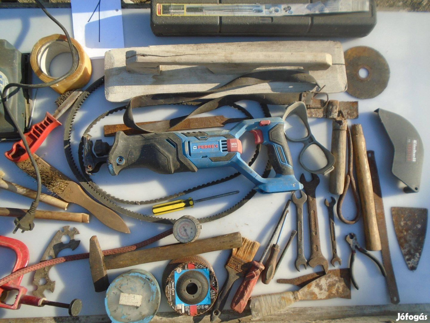 Szerszámok fellelt állapotban