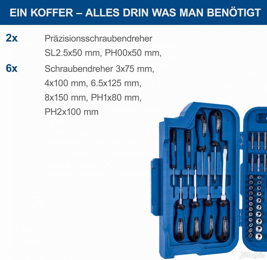 Szerszámos készlet szerszámos koffer Scheppach TB 99