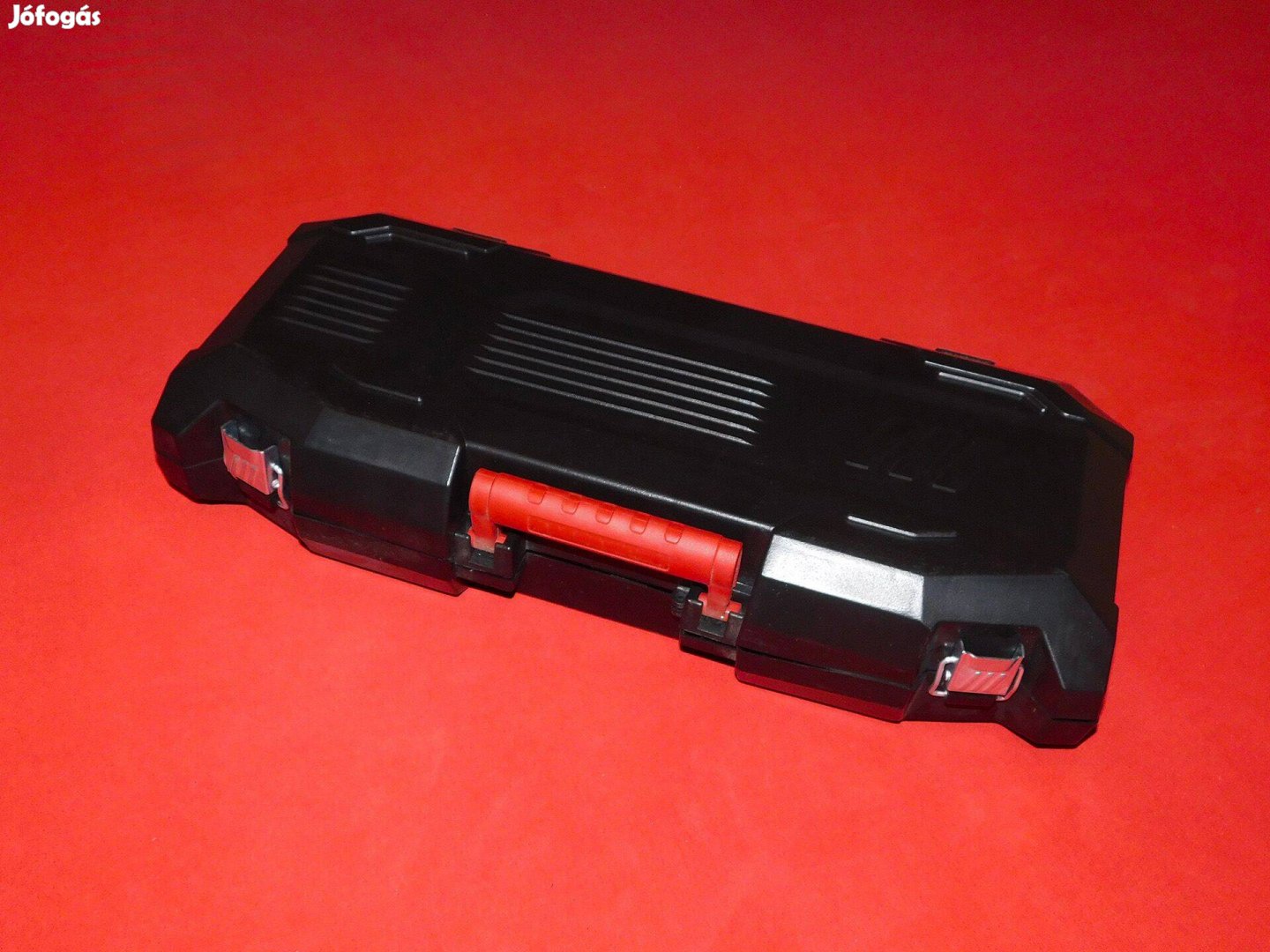 Szerszámosdoboz, szerszám tartó táska, csatos koffer 50 X 22 X 12 cm