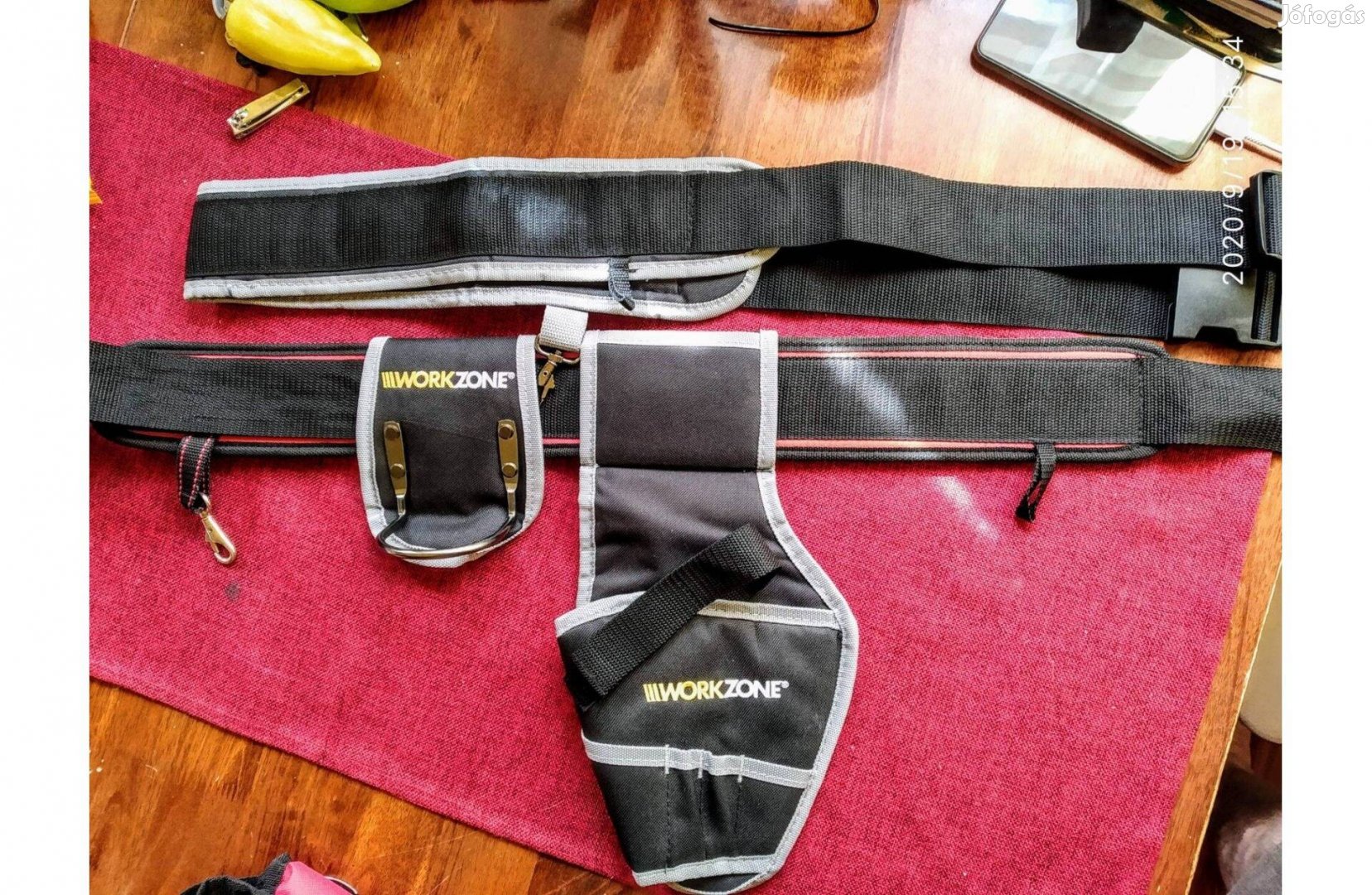 Szerszámtartó Öv Erős Párnázott Sokféle Kiegészítőhöz Illik