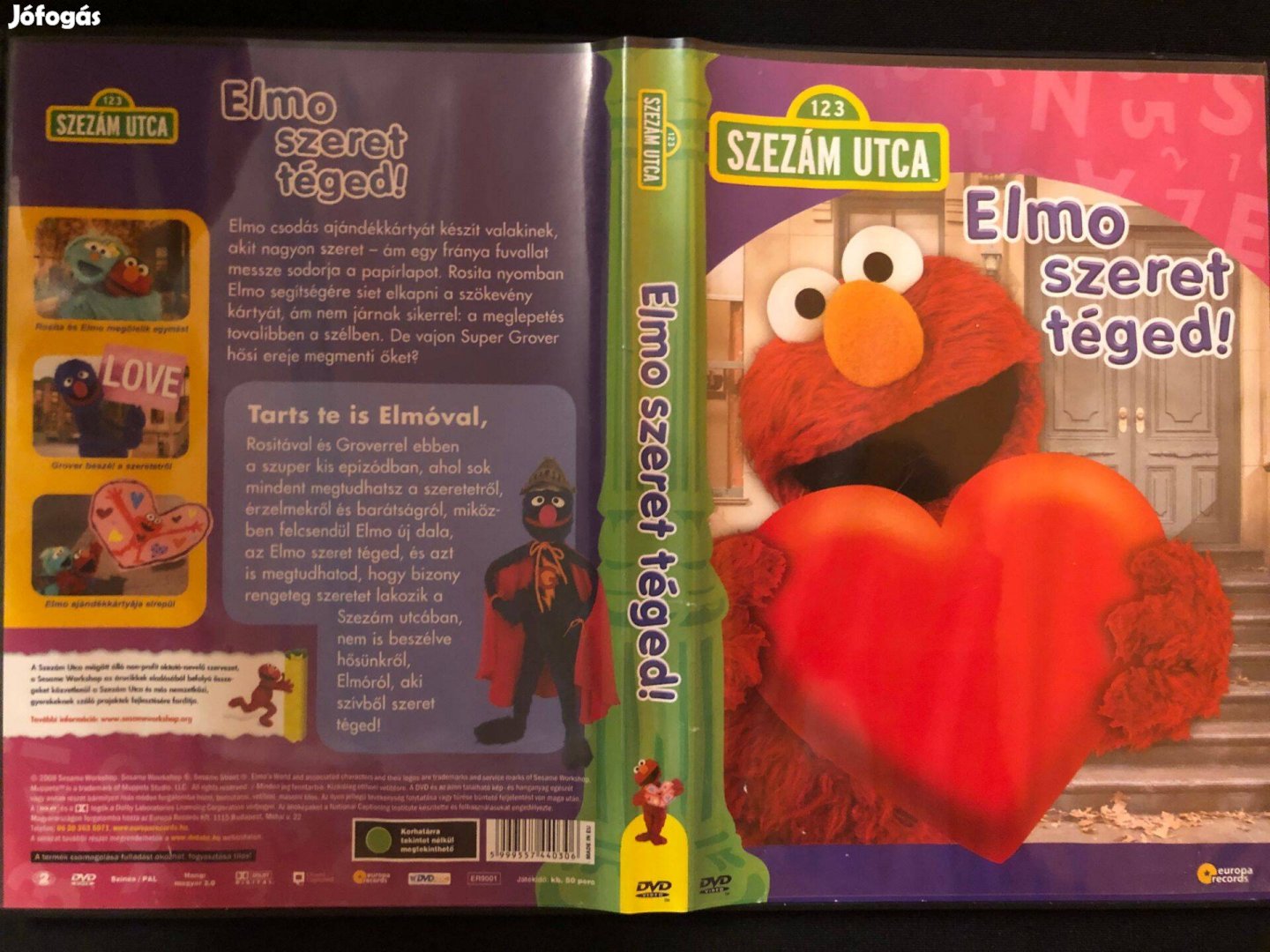 Szezám utca - Elmo szeret téged DVD