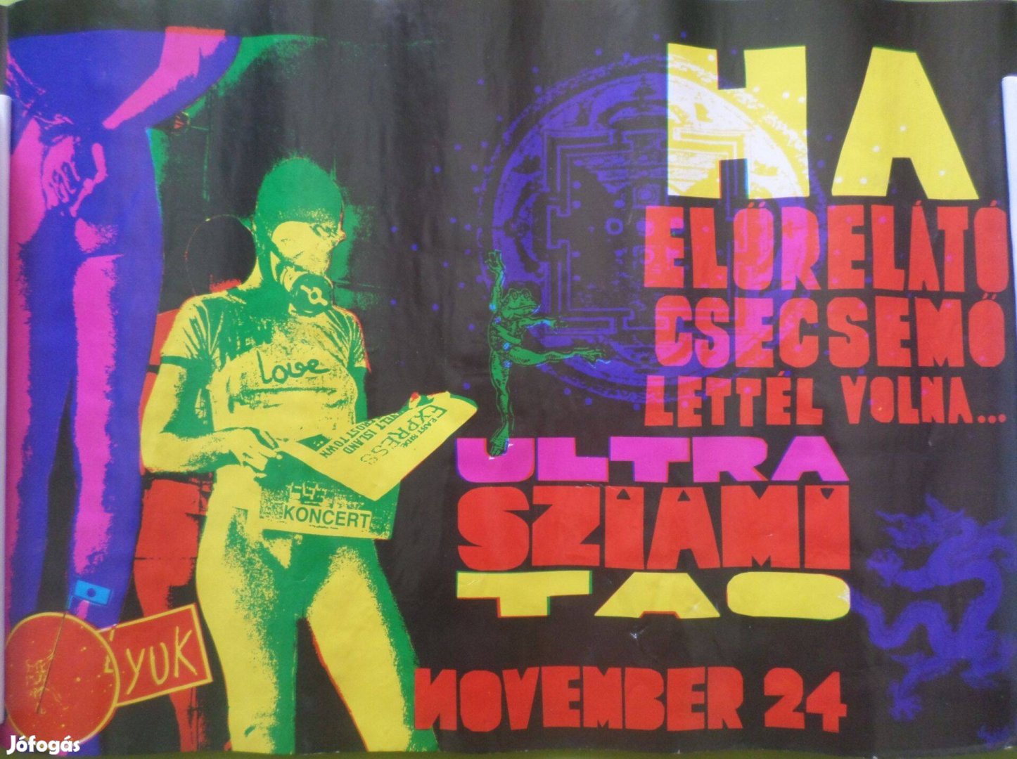 Sziámi plakát Fekete lyuk 1989