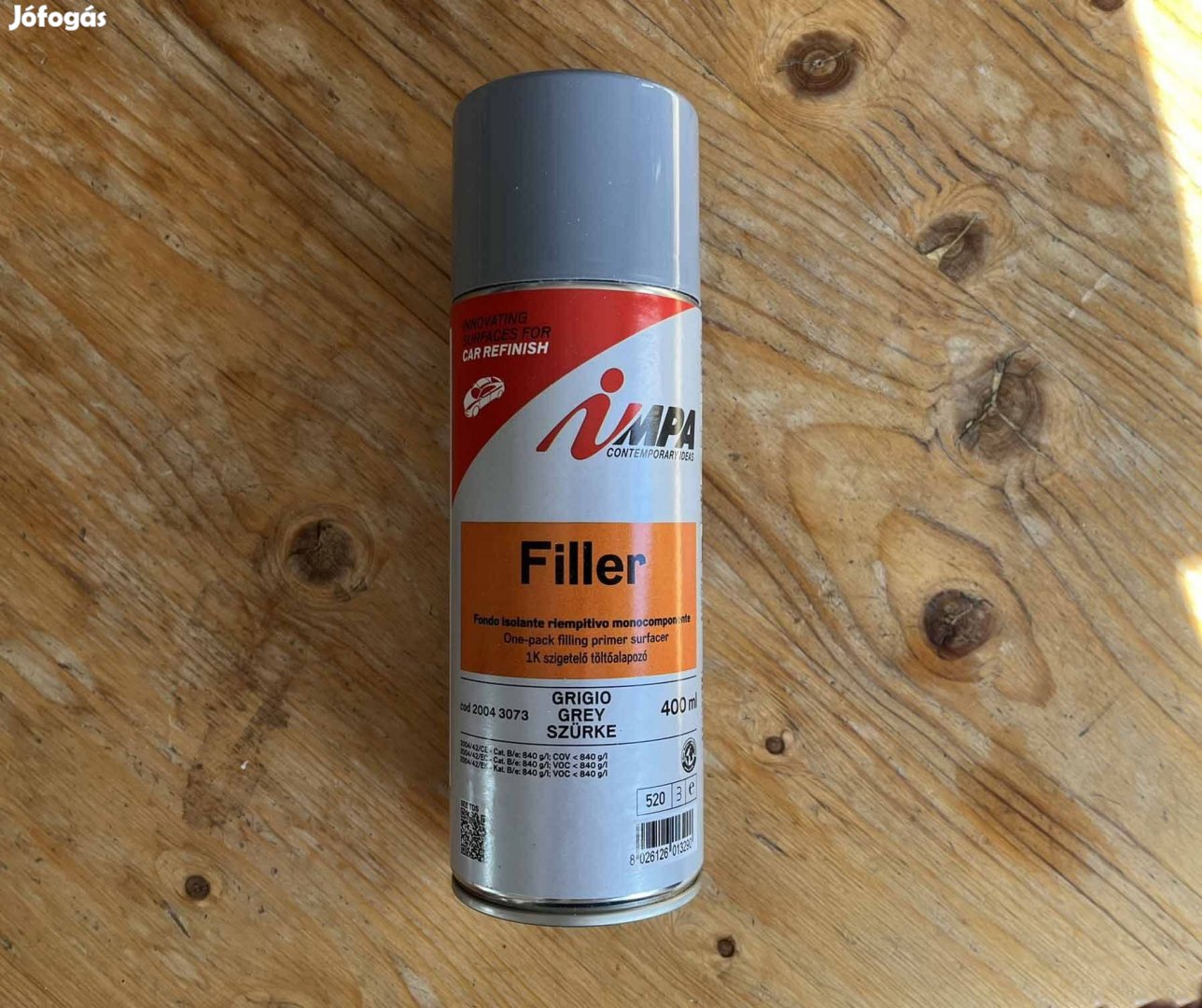 Szigetelő Töltőalapozó - Filler Spray - Sötétszürke (400ml)