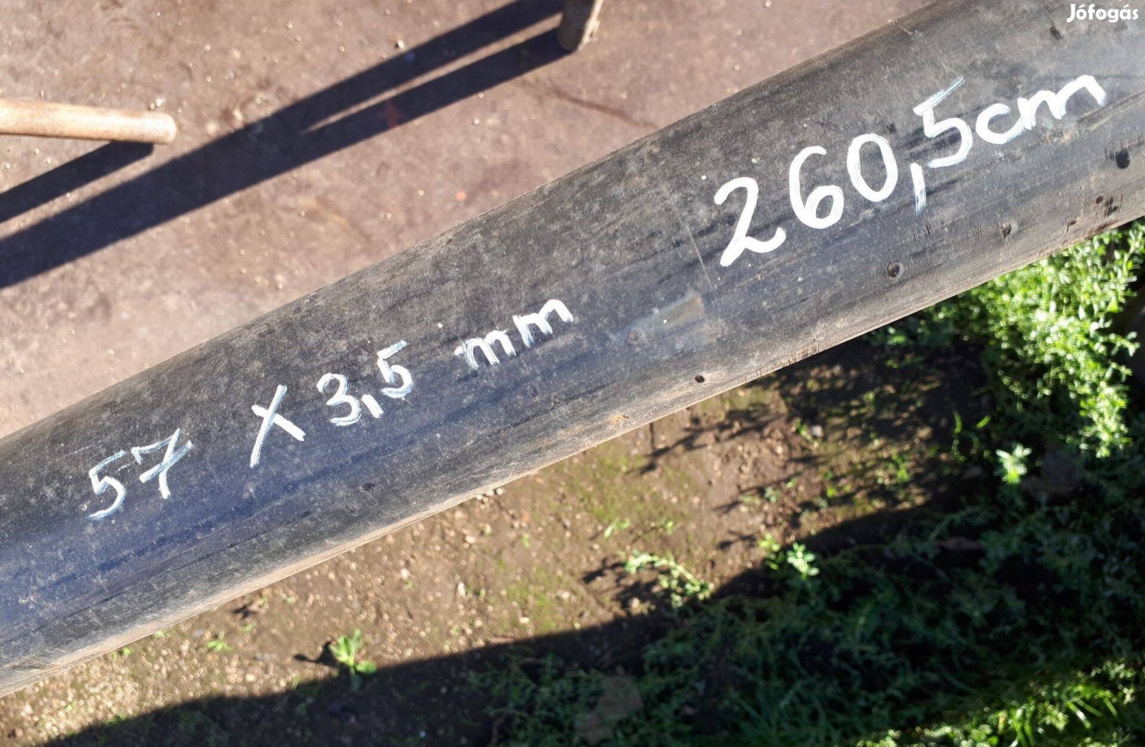 Szigetelt acélcső 57 mm külsővel eladó !