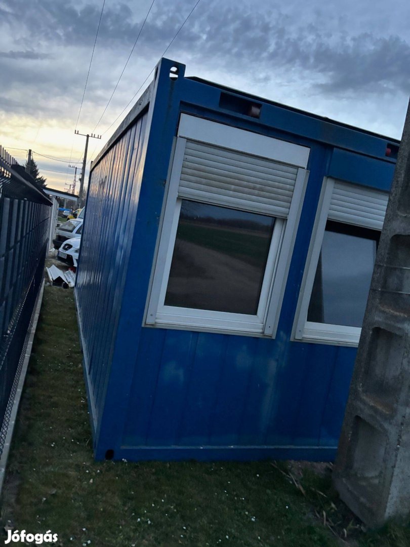 Szigetelt irodakonténer!