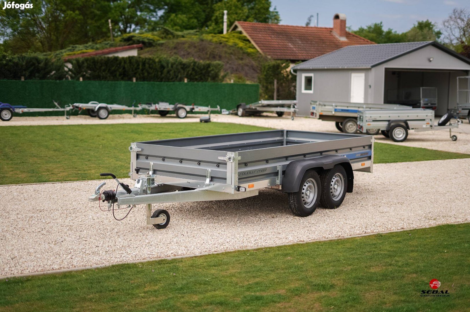 Szigetszentmiklóson új fékes 330cm-es utánfutó akciósan 1.399.000 Ft