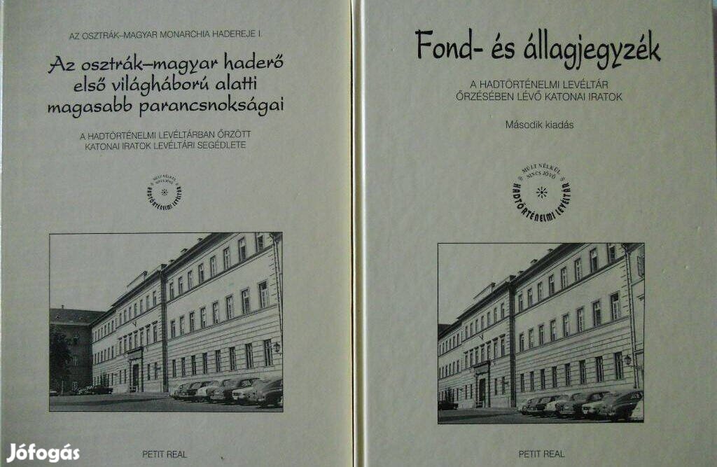 Szíjj Jolán dr. - Fond- és állagjegyzék; Az osztrák-magyar haderő