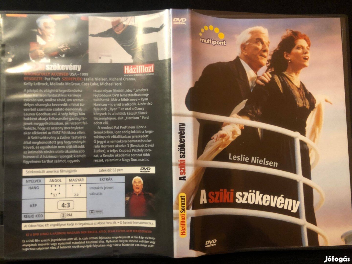 Sziki-szökevény (karcmentes, Leslie Nielsen, Házimozi kiadás) DVD