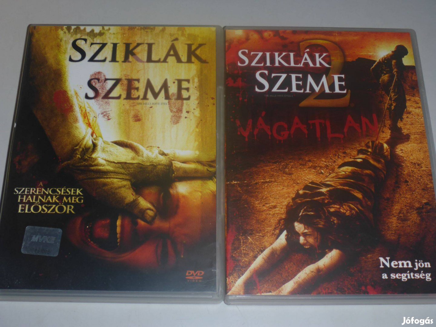 Sziklák szeme 1. 2. DVD film ° -