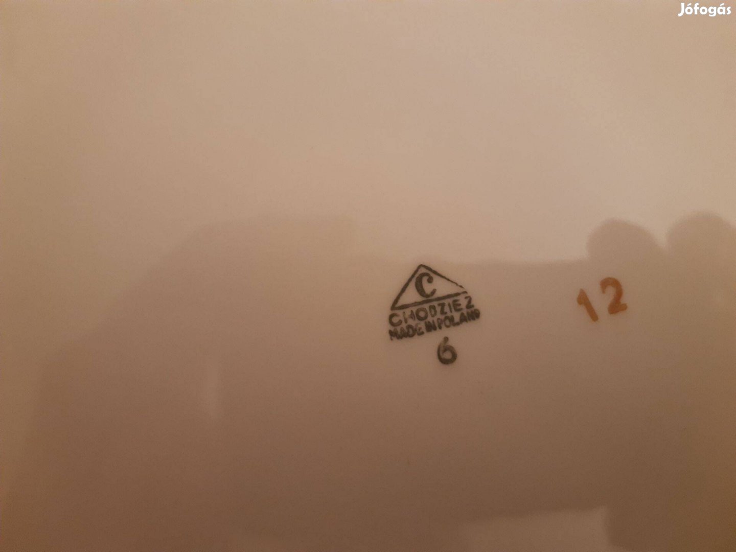 Sziléziai porcelán dísztál