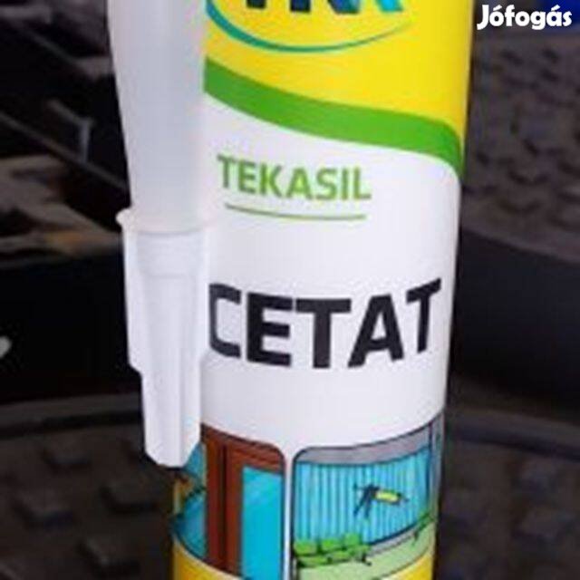 Szilikon acetát átlátszó/fehér 280 ml