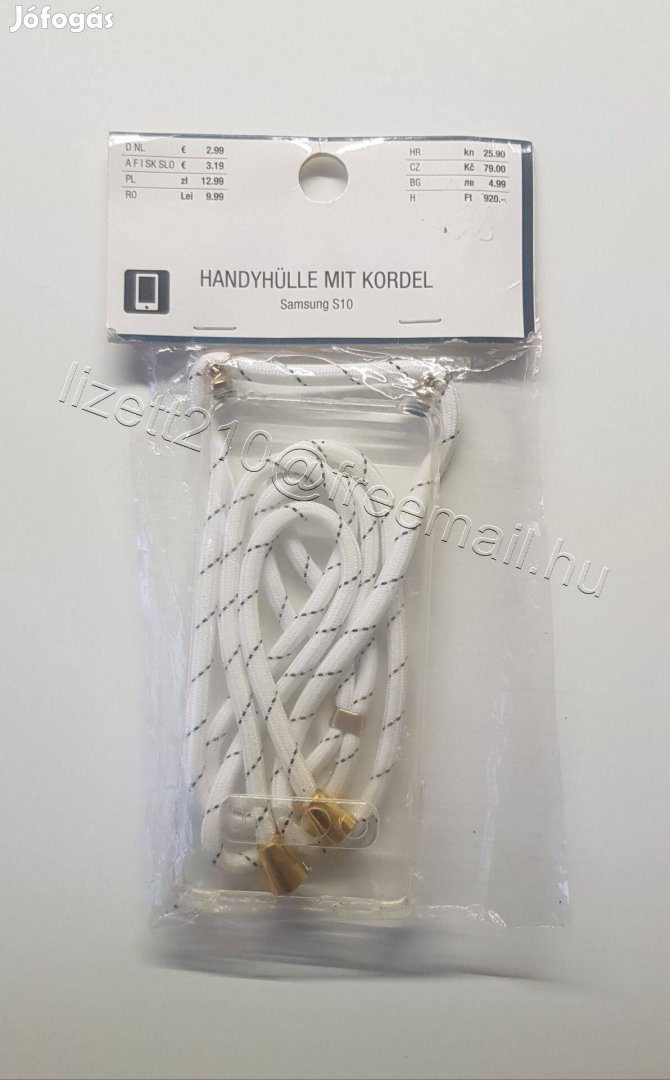 Szilikon átlátszó telefontok Samsung S10 bontatlan csomagolás