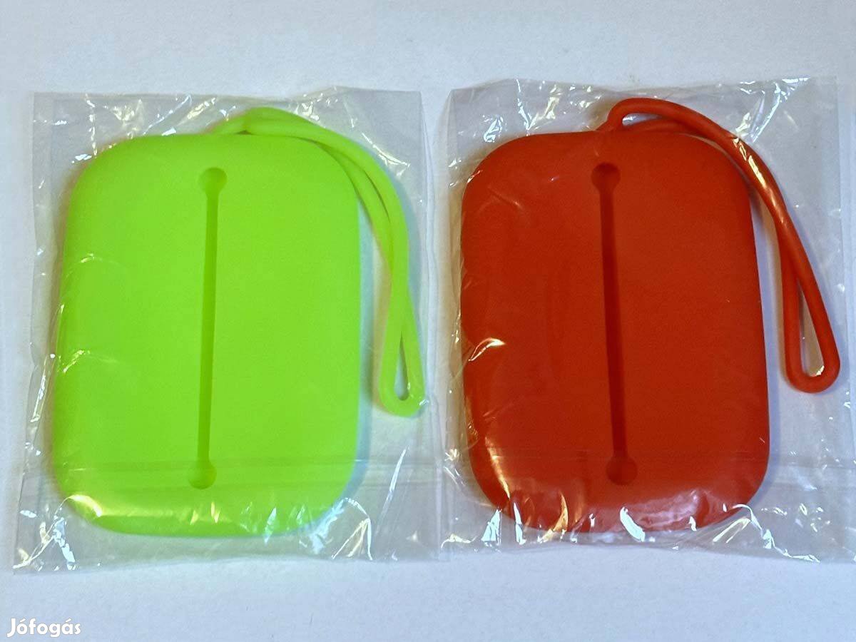 Szilikon kulcstartó kártyatartó húzózsinóros kulcs kártya