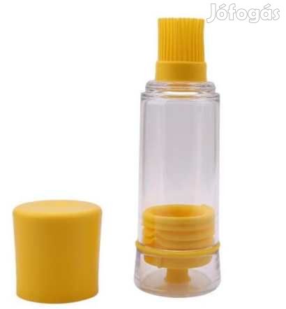 Szilikonos ecsetelő, olajozó &Uuml;veg  (3012)