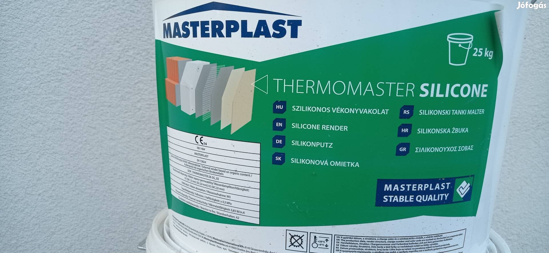 Szilikonos nemesvakolat Masterplast Thermomaster 