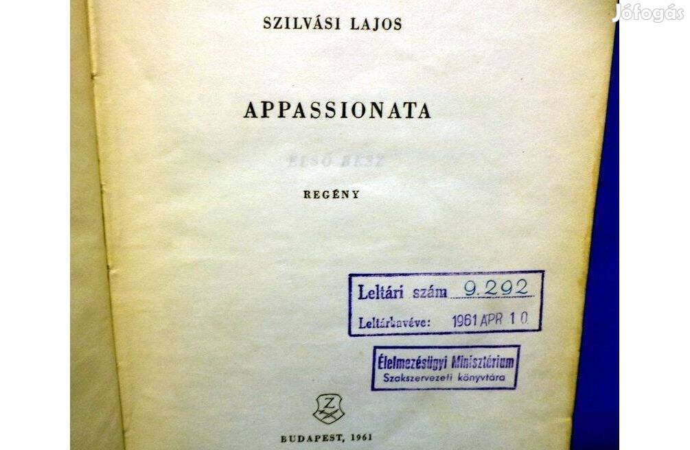 Szilvási Lajos: Appassionata