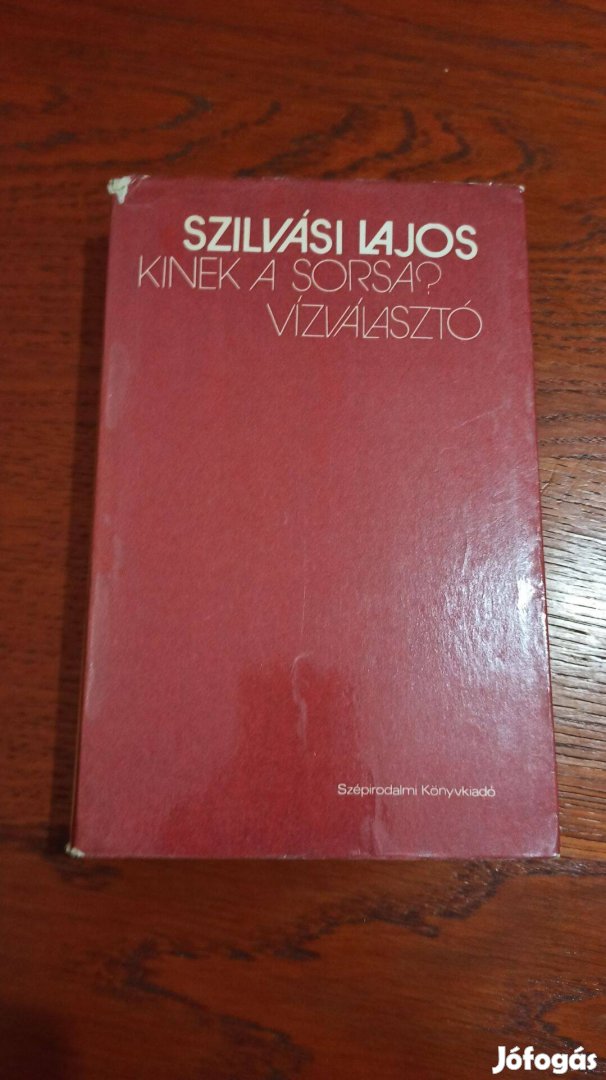 Szilvási Lajos - Kinek a sorsa? Vízválasztó