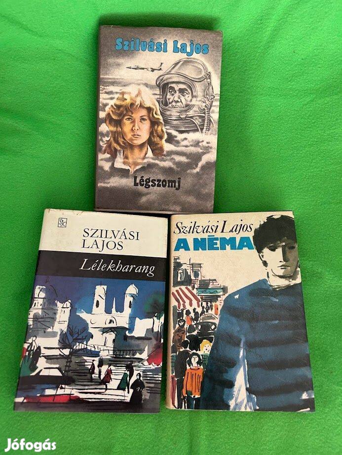 Szilvási Lajos könyvek: légszomj, Lélekharang, a néma