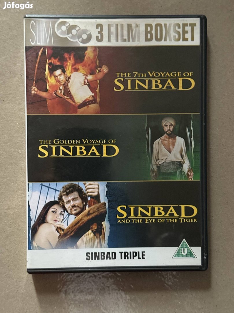 Szindbád hetedik utazása, arany utazása és a tigris szeme dvd