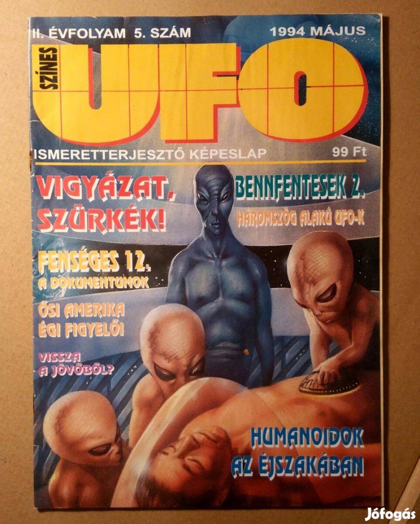 Színes UFO 1994/5 Május (6.szám) 6kép+tartalom