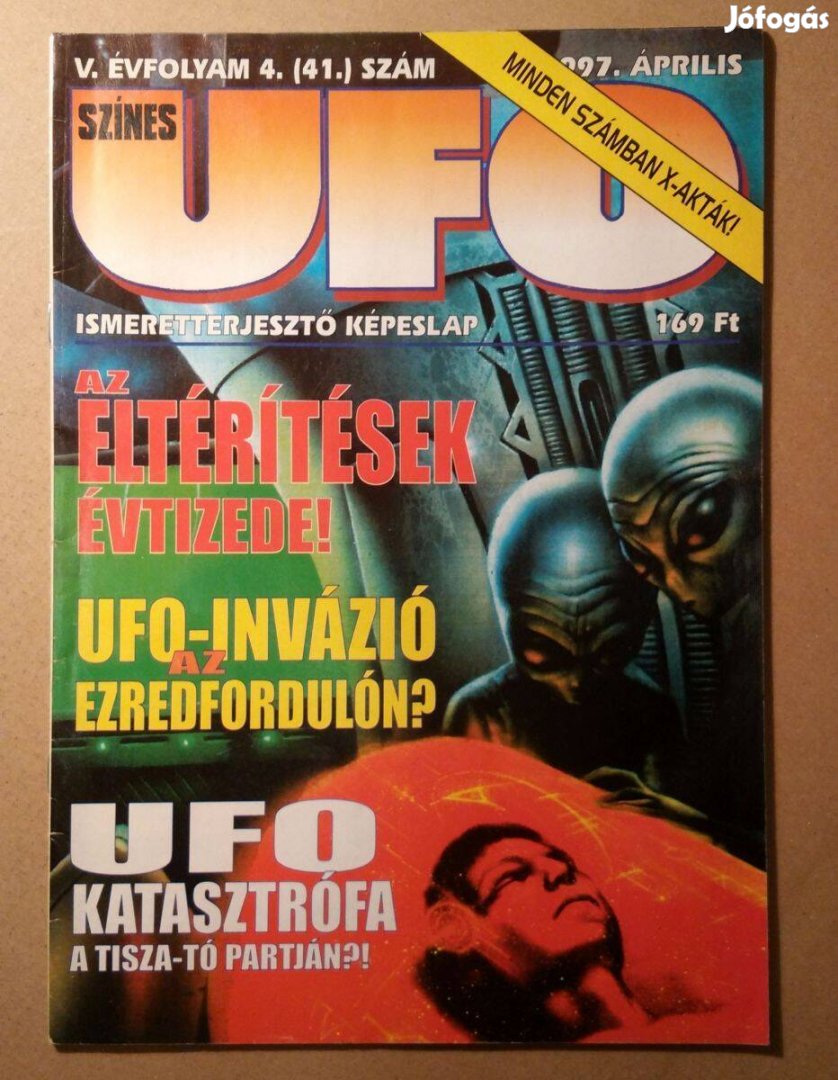 Színes UFO 1997/4 Április (41.szám) 6kép+tartalom