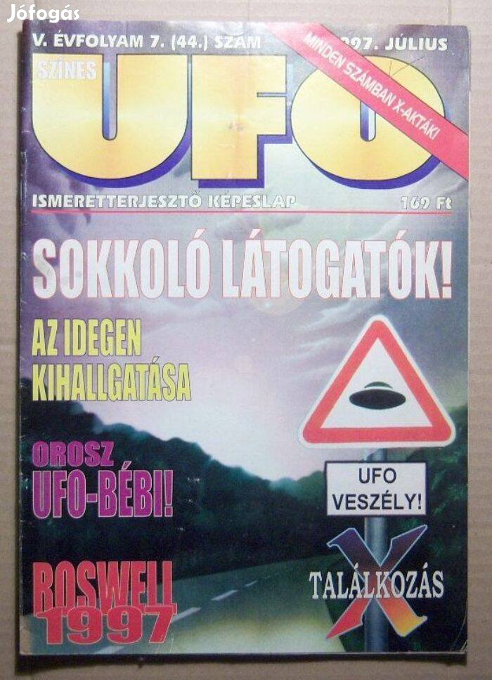 Színes UFO 1997/7 Július (44.szám) 4kép+tartalom