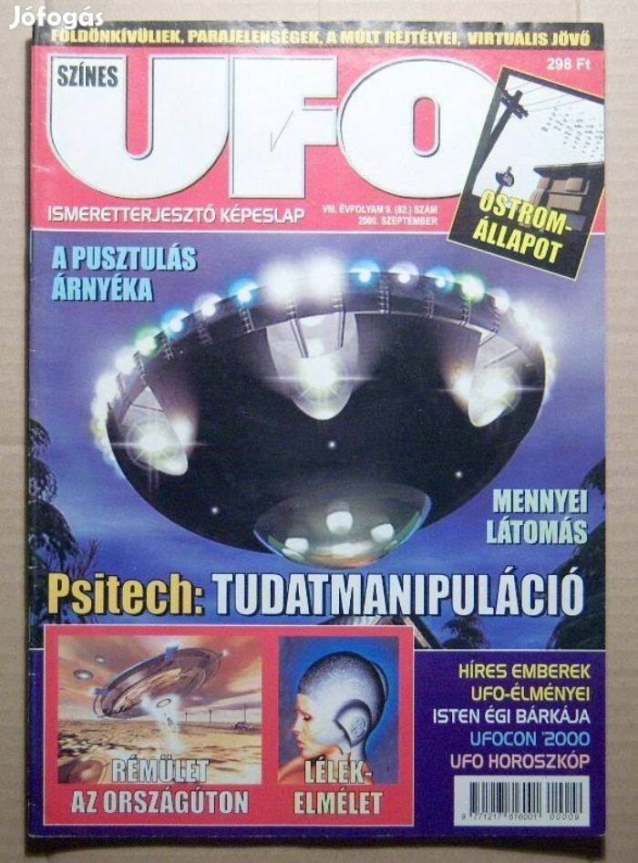 Színes UFO 2000/9 Szeptember (82.szám) 4kép+tartalom