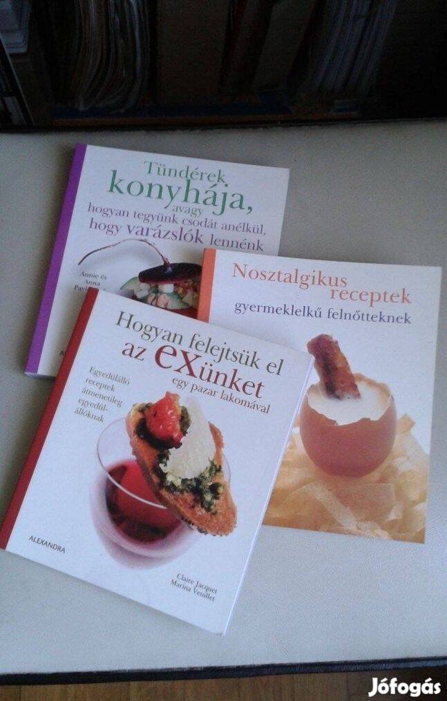 Színes, mutatós szakácskönyv, nosztalgikus receptek