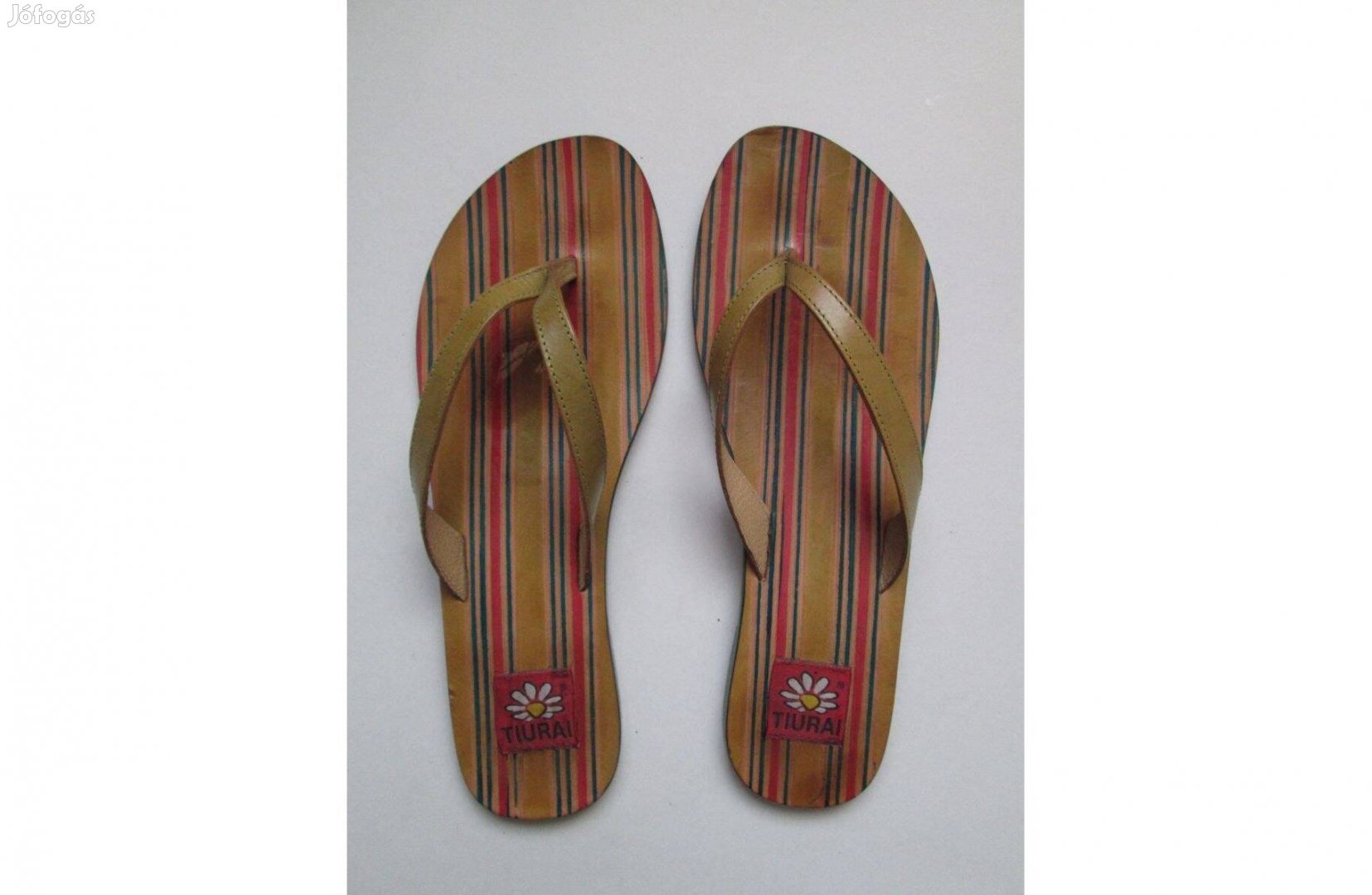 Színes bőr flip-flop (37-es)