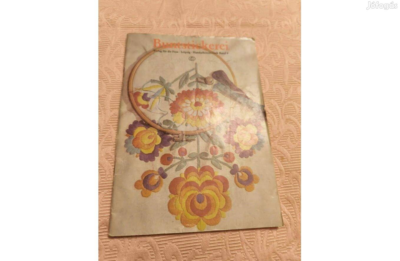 Színes hímzés német nyelvű kiadvány