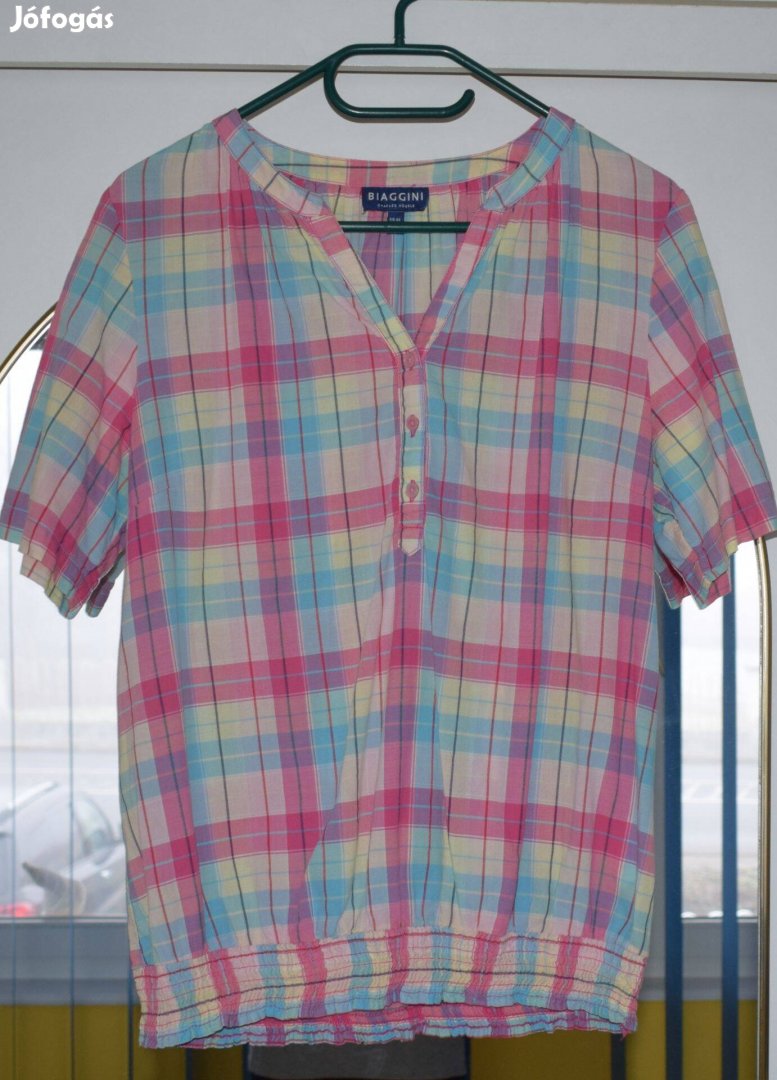 Színes kockás női felső